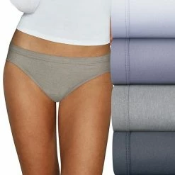 Women's Hanes® Pure Organic Cotton 4-pk. Bikini Panty Set 42HOC4 Grey Heather Black 7 Women's Hanes® Pure Organic Cotton 4-pk. Bikini Panty Set 42HOC4 Grey Heather Black -Hanes Shop unnamed file 807