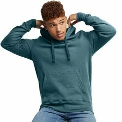 Men's Hanes Originals Pullover Hoodie Black -Hanes Shop unnamed file 813