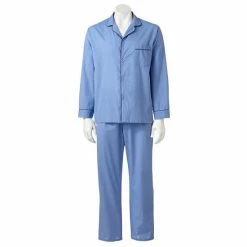 Men's Hanes® Classics Pajama Set Solid Blue -Hanes Shop unnamed file 830