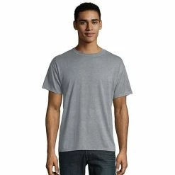 Men's Hanes Ultimate® X-Temp FreshIQ Super Soft Crewneck Pajama Tee Dark Blue Heather 9 Men's Hanes Ultimate® X-Temp FreshIQ Super Soft Crewneck Pajama Tee Dark Blue Heather -Hanes Shop unnamed file 842