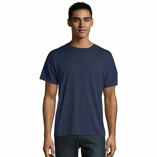 Men's Hanes Ultimate® X-Temp FreshIQ Super Soft Crewneck Pajama Tee Dark Blue Heather Men's Hanes Ultimate® X-Temp FreshIQ Super Soft Crewneck Pajama Tee Dark Blue Heather -Hanes Shop unnamed file 844