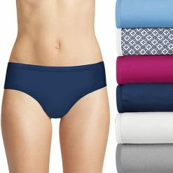 Women's Hanes Ultimate® 6-Pack Breathable Cotton Hipster Panty 41H6CC White Asst -Hanes Shop unnamed file 888