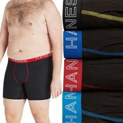 Big & Tall Hanes Ultimate® 4-Pack Stretch Boxer Brief Assorted -Hanes Shop unnamed file 896