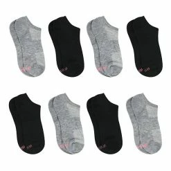 Women's Hanes Ultimate® Cool Comfort® 8-Pack Breathable Super Low No-Show Socks HWUBS8 White