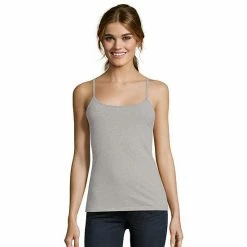 Women's Hanes® Stretch Cotton Camisole Black -Hanes Shop unnamed file 917