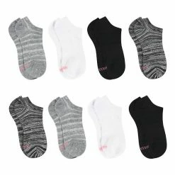 Women's Hanes Ultimate® Cool Comfort® 8-Pack Breathable Super Low No-Show Socks HWUBS8 White -Hanes Shop unnamed file 94
