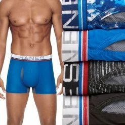 Men's Hanes Ultimate® 4-pack X-Temp® Comfort-Flex Fit® Total Support Pouch™ Trunks