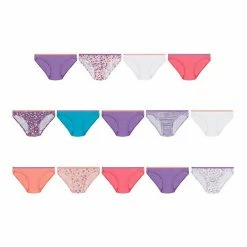 Girls 6-16 Hanes Ultimate® 14-pack Cotton Bikini Panties Multi Color 2 Girls 6-16 Hanes Ultimate® 14-pack Cotton Bikini Panties Multi Color -Hanes Shop unnamed file 956