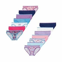 Girls 6-16 Hanes Ultimate® 14-pack Cotton Bikini Panties Multi Color 3 Girls 6-16 Hanes Ultimate® 14-pack Cotton Bikini Panties Multi Color -Hanes Shop unnamed file 957