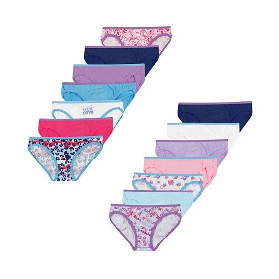 Girls 6-16 Hanes Ultimate® 14-pack Cotton Bikini Panties Multi Color Girls 6-16 Hanes Ultimate® 14-pack Cotton Bikini Panties Multi Color -Hanes Shop unnamed file 957