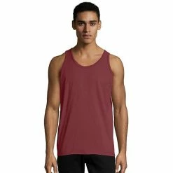 Men's Hanes® ComfortWash Garment-Dyed Tank Crimson Fall -Hanes Shop unnamed file 972